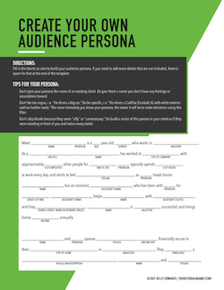 Create Your Audience Persona